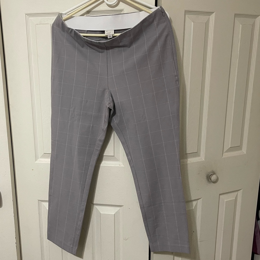 a new day Gray Checkered Trousers